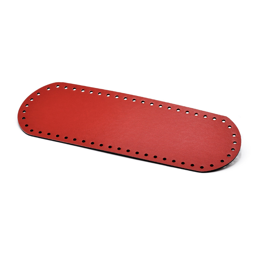 Fondo borsa 30x10 ecopelle Rosso