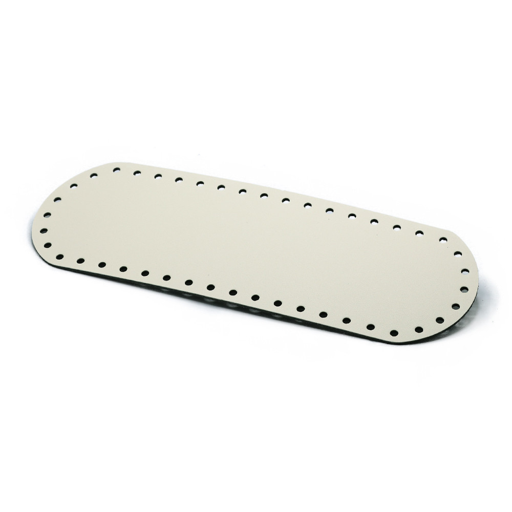 Fond de Sac 30x10 éco-cuir Ivoire