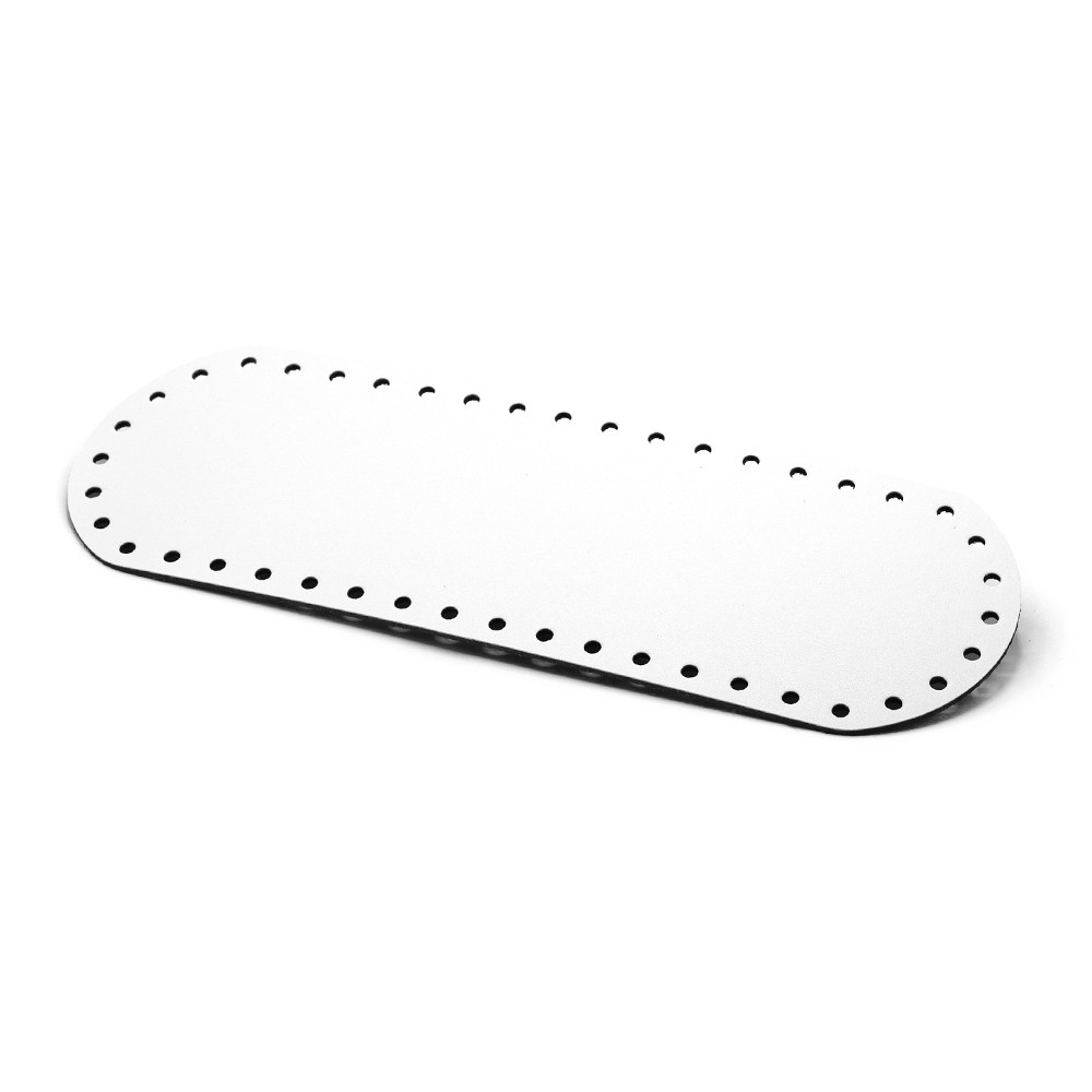 Fondo borsa 30x10 ecopelle Bianco