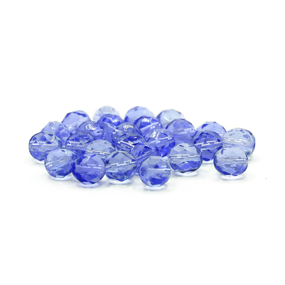 Cristalli Boemia 8mm Blu Cobalto