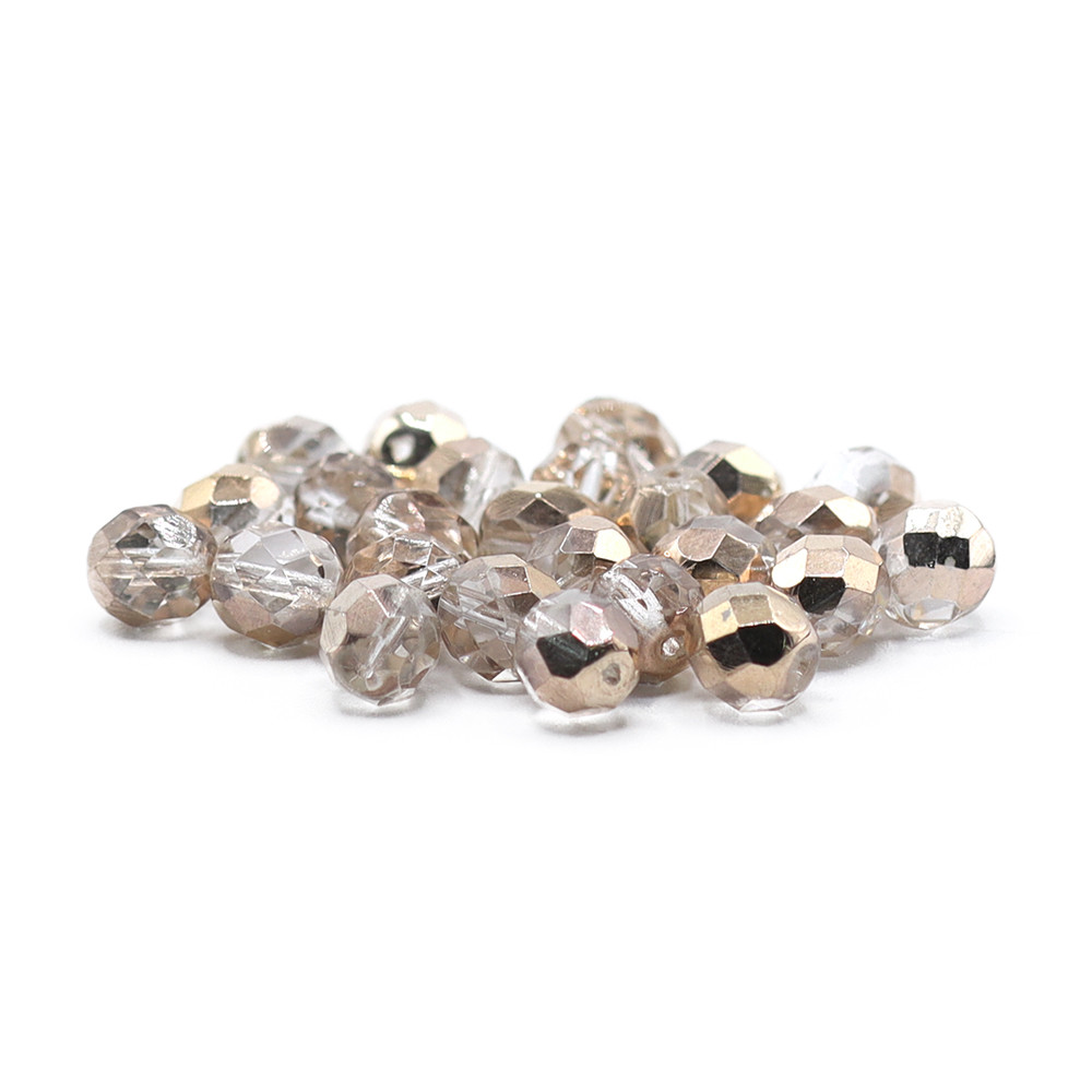 Cristal Bohemia 8mm Platino