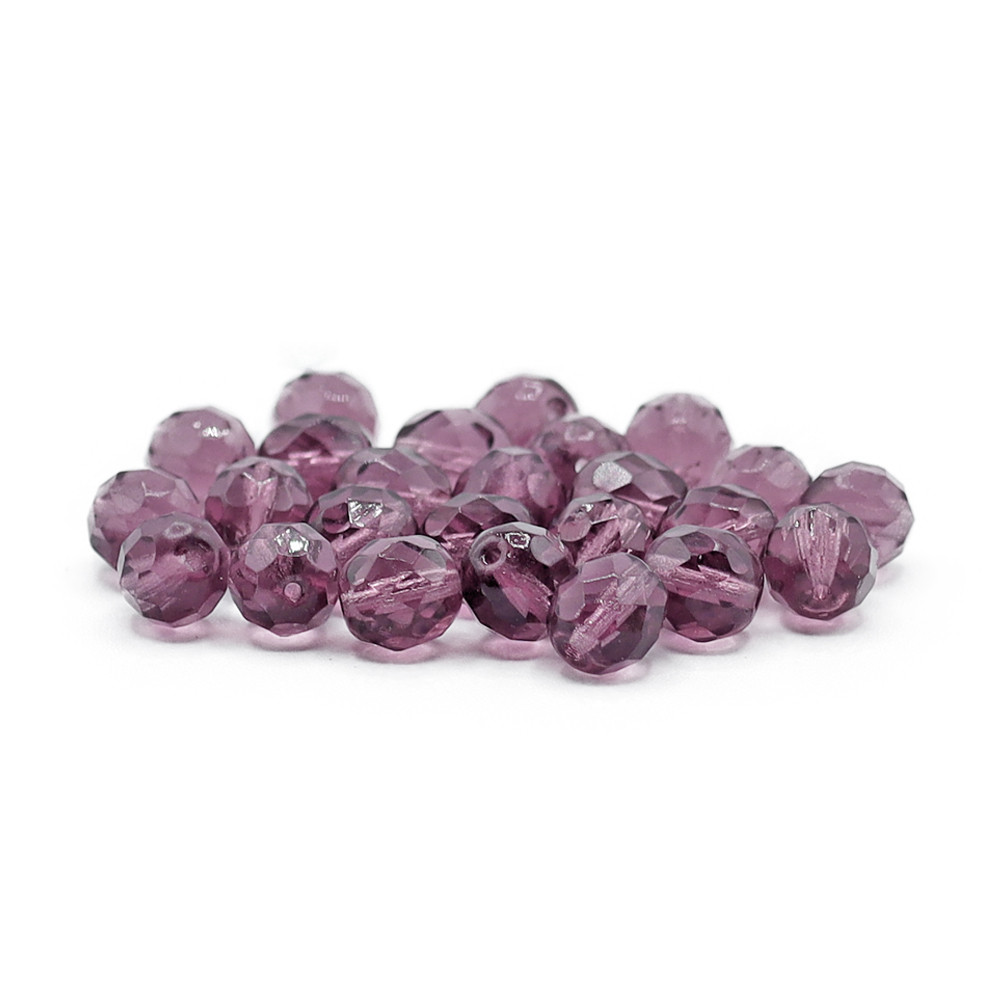 Cristal Bohême 8mm Prune Clair