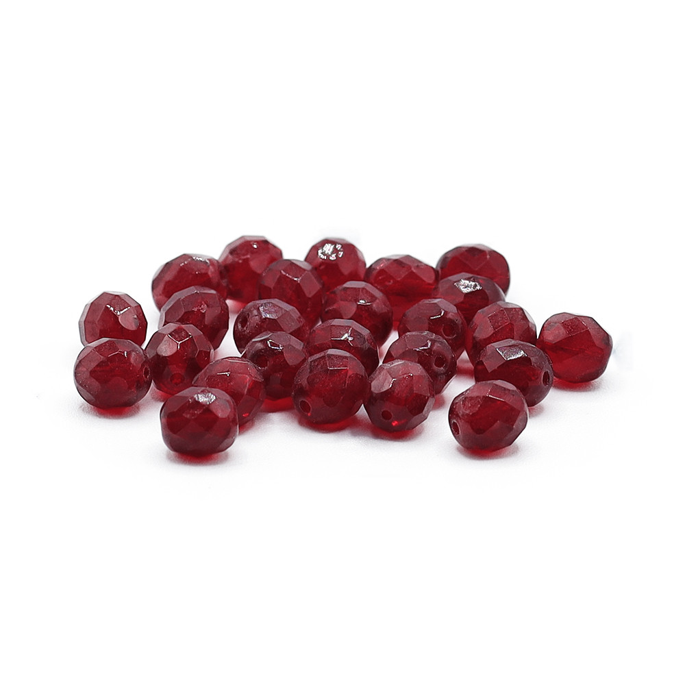 Cristalli Boemia 8mm Bordeaux