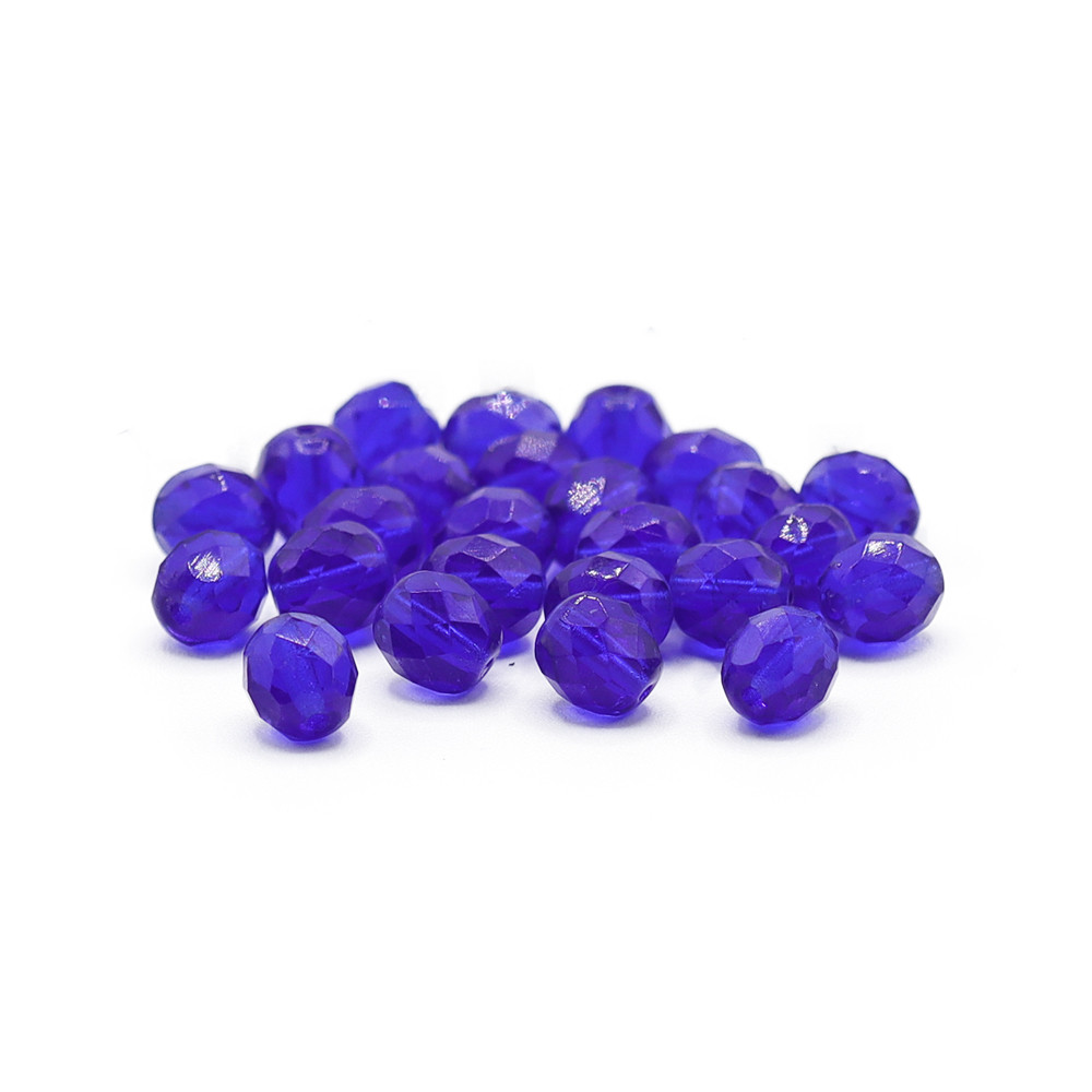 Cristal Bohême 8mm Bleu Encre