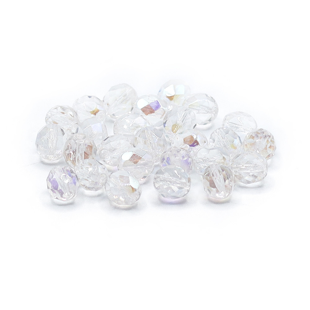 Cristalli Boemia 8mm Trasparente Cangiante