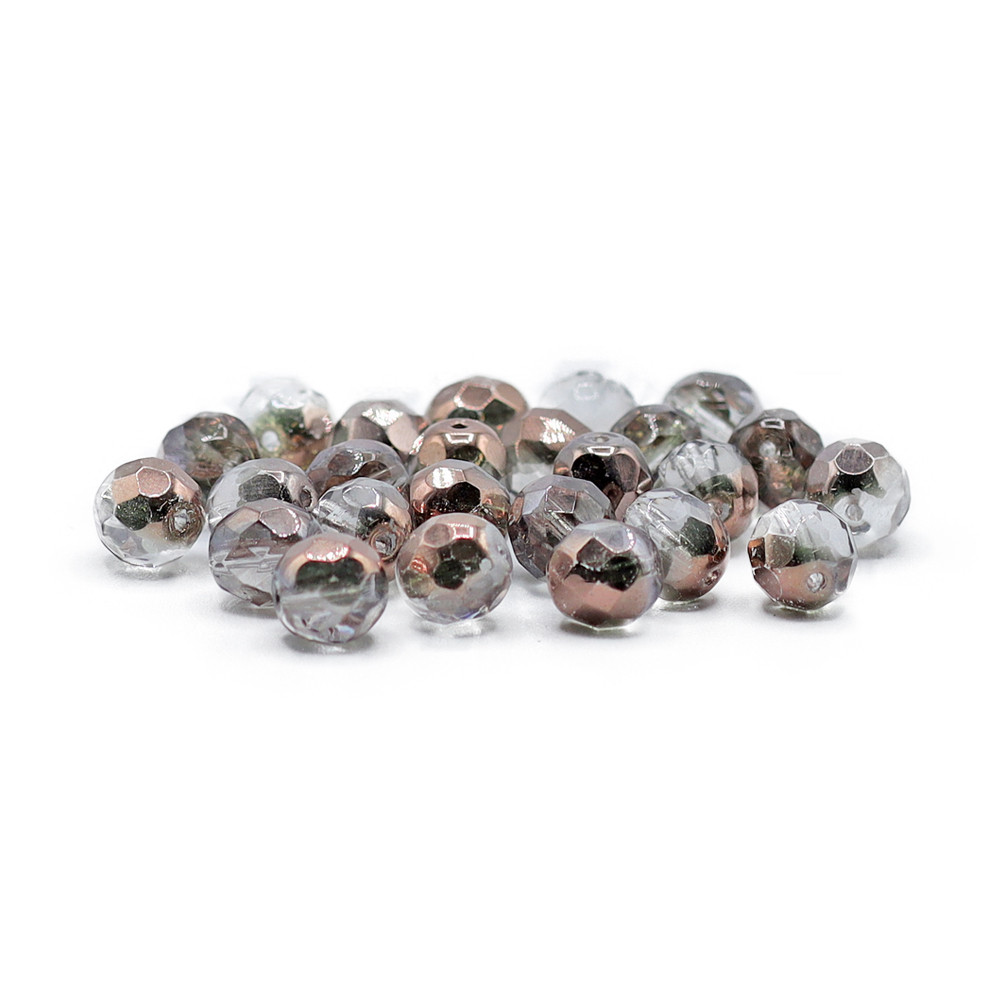 Crystal Bohemia 8mm Bronze Transparent