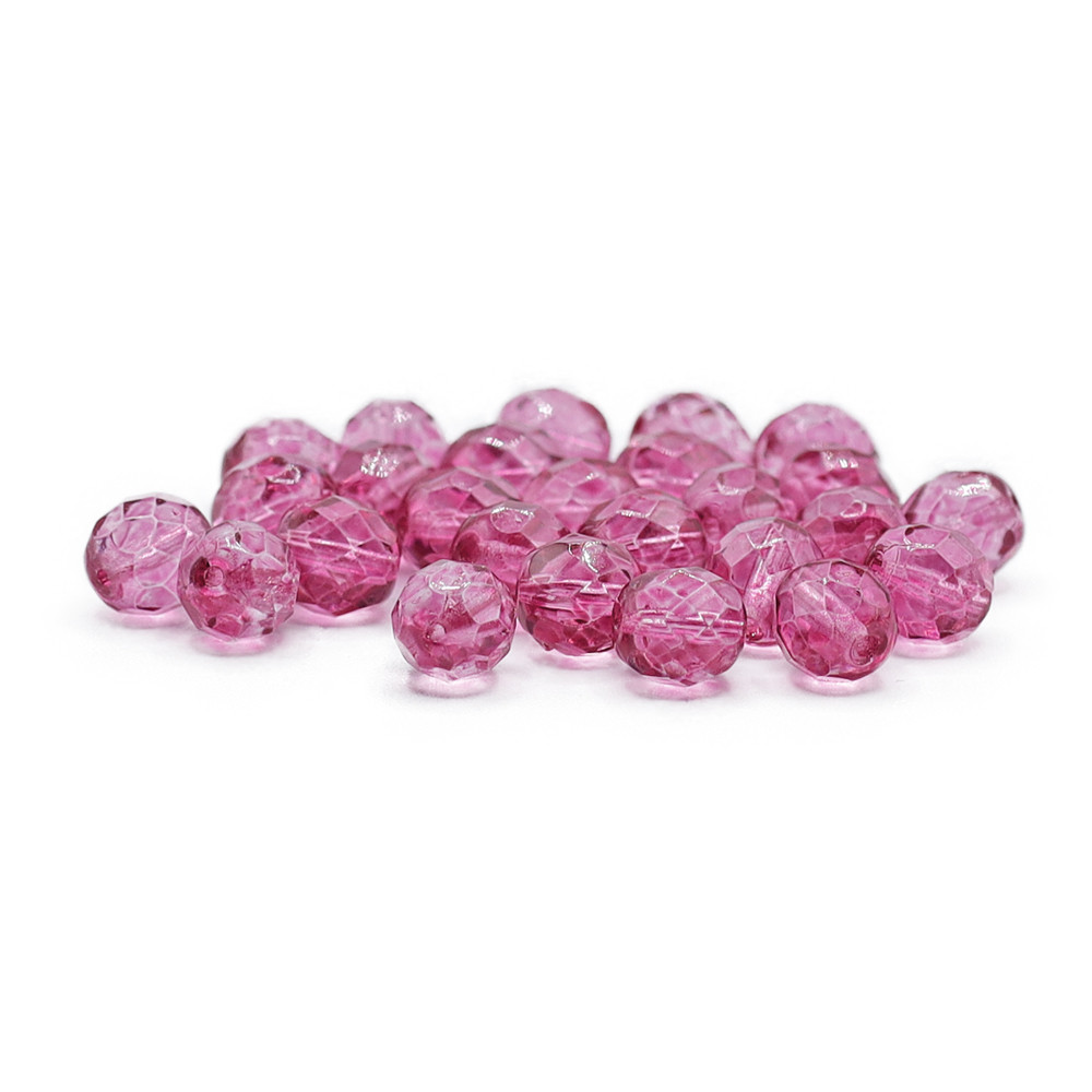 Crystal Bohemia 8mm Orchid