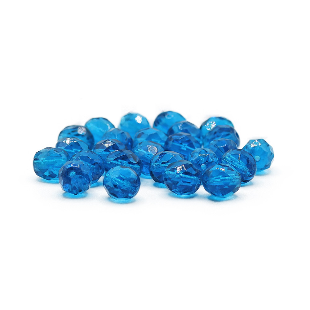 Cristal Bohême 8mm Bleu Profond