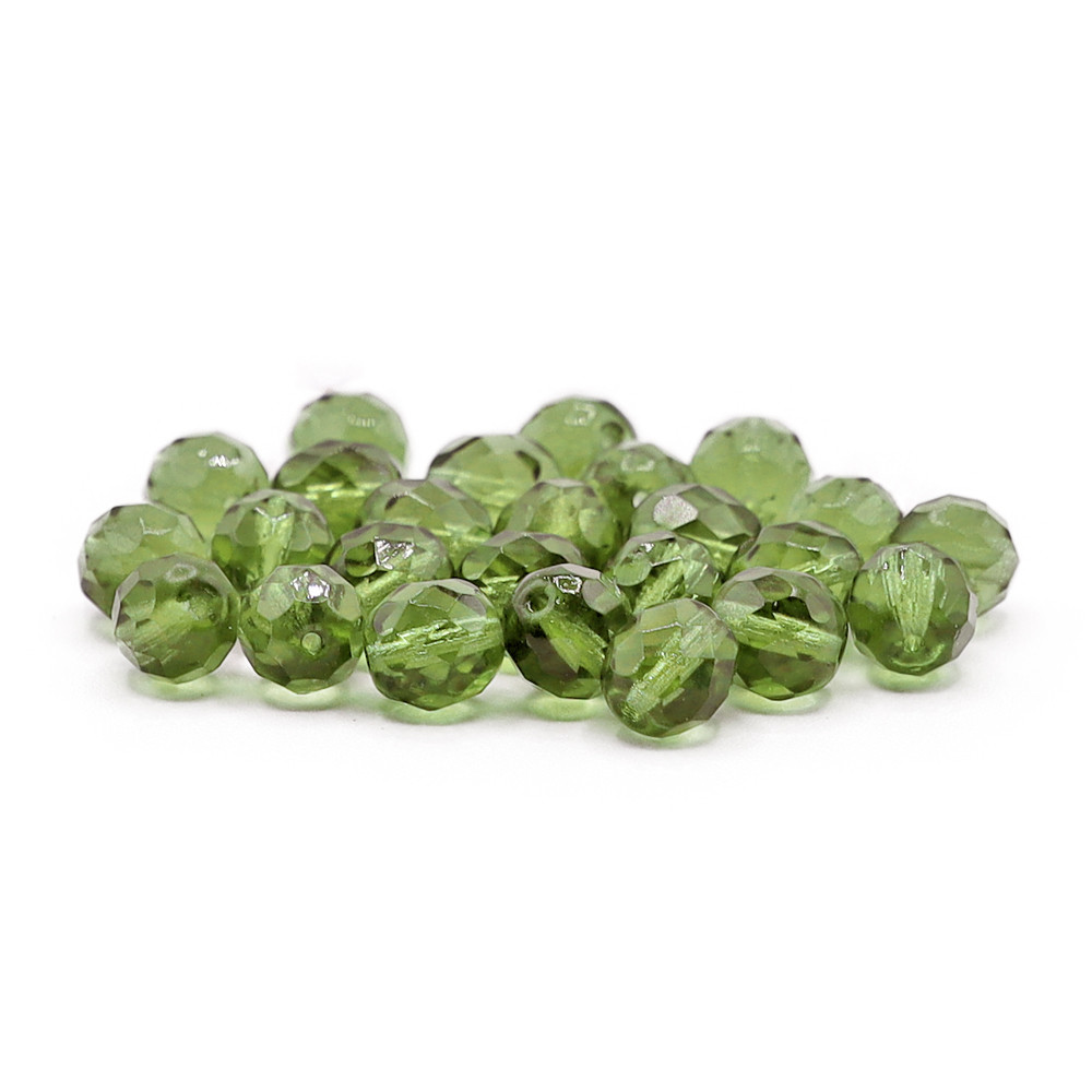 Cristal Bohemia 8mm Verde Pistacho