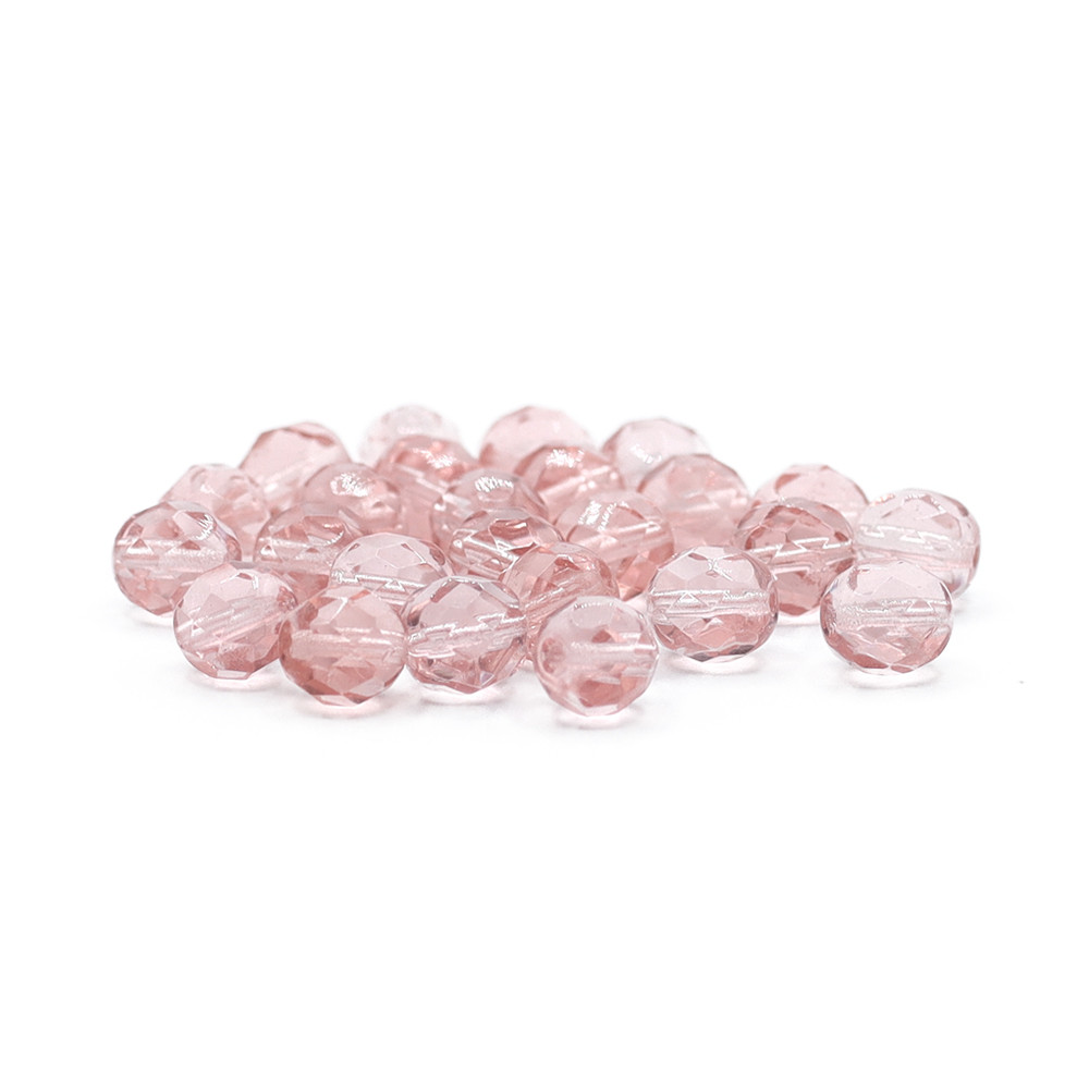 Cristal Bohême 8mm Rose Poudré