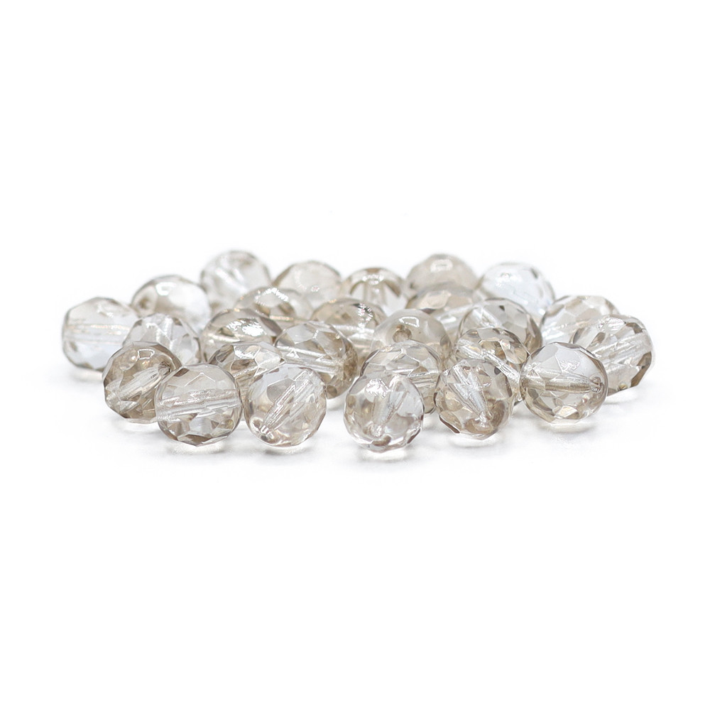 Crystal Bohemia 8mm Beige