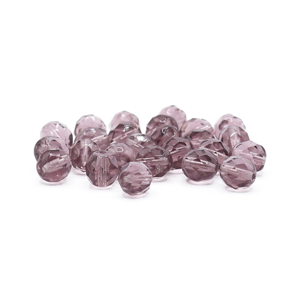 Cristalli Boemia 8mm Viola Quarzite