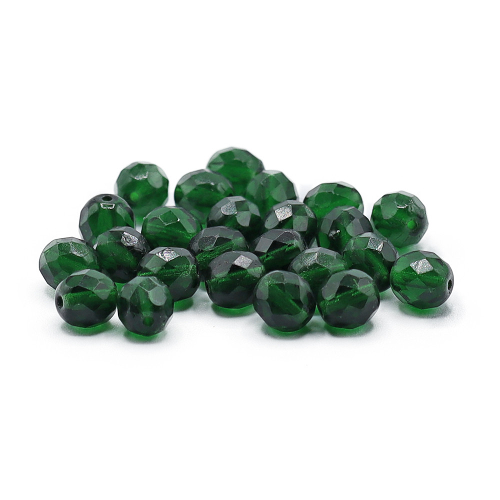 Cristal Bohemia 8mm Verde Bosque