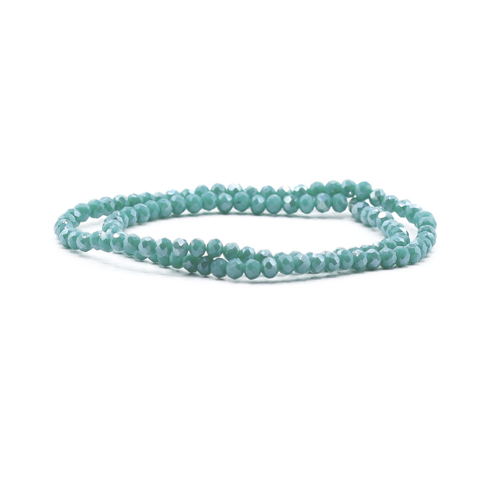 Crystals 4 mm A110 Deep Iridescent Turquoise
