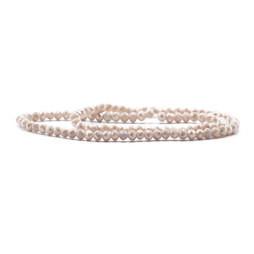 Crystals 4 mm A159 Deep Iridescent Ivory