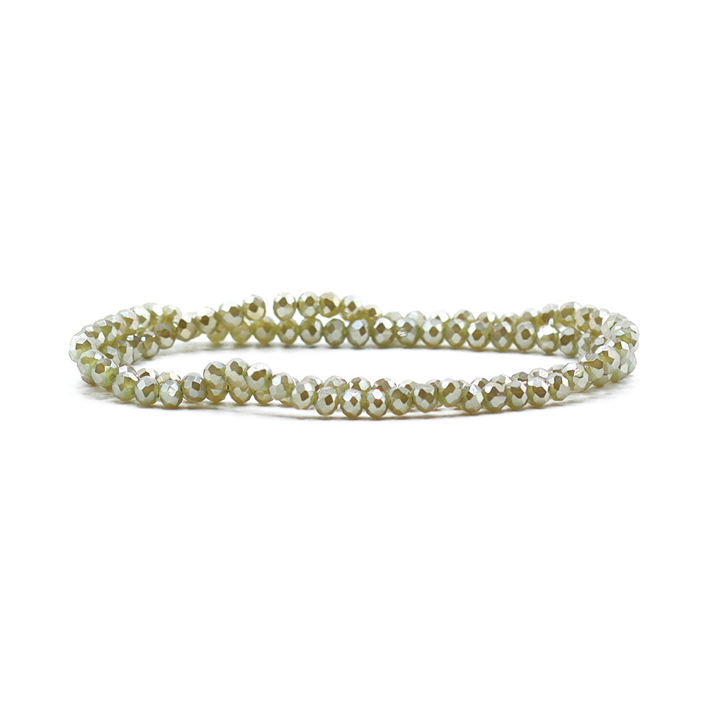 Cristaux 4 mm A259 Asperge Intense Irisé
