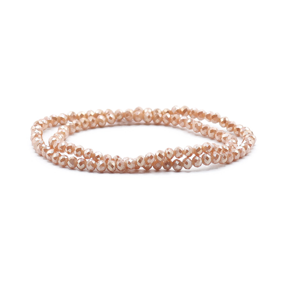 Cristaux 4 mm A266 Caramel Intense Irisé