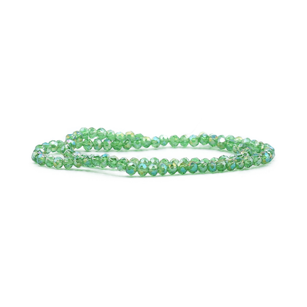 Cristalli 4 mm B184 Prato Trasparente Cangiante