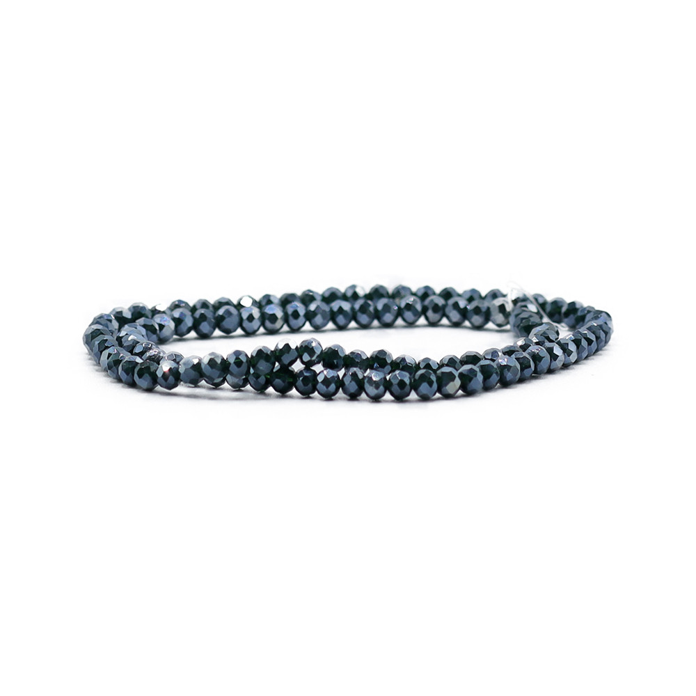 Crystals 4 mm B186 Deep Iridescent Hematite