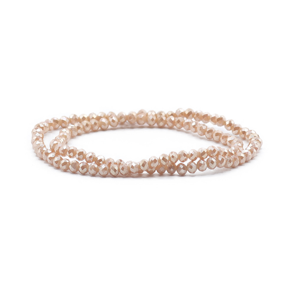 Cristaux 4 mm B232 Miel Intense Irisé