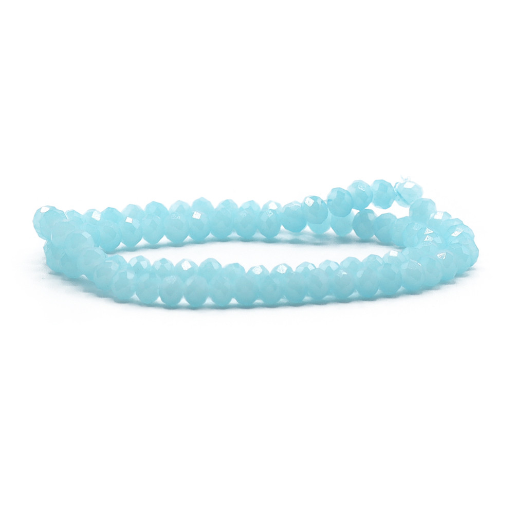 Cristalli 6 mm X98 Azzurro Pieno Iridescente