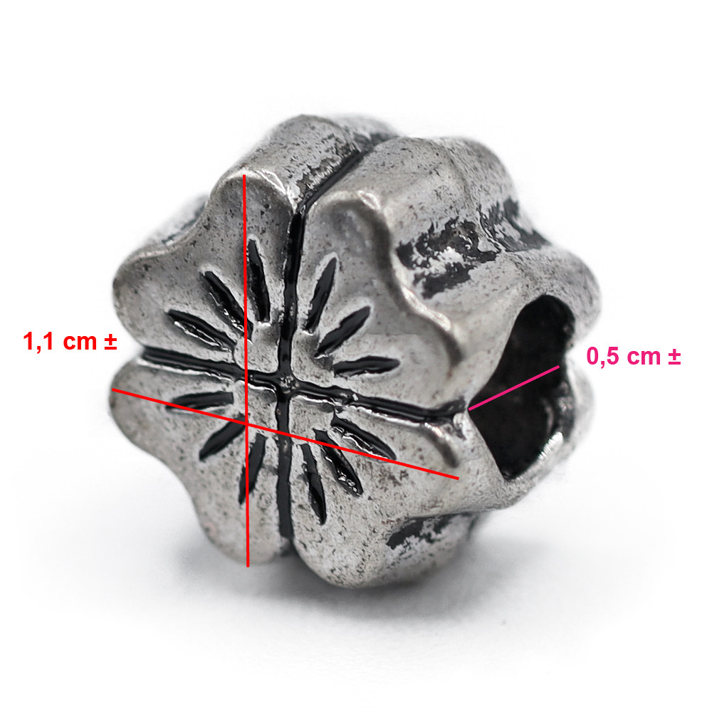 Charms Argento Quadrifoglio