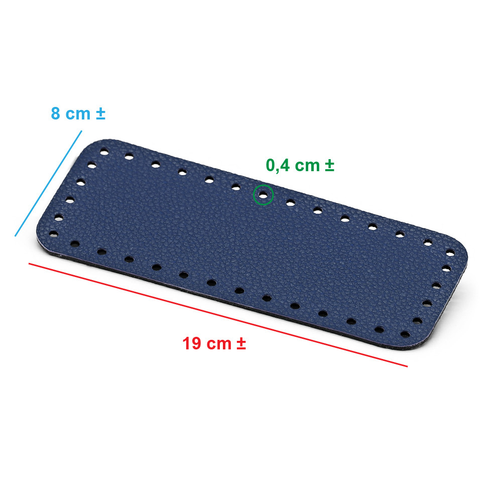 Base Bolso Square 19x8 Azul