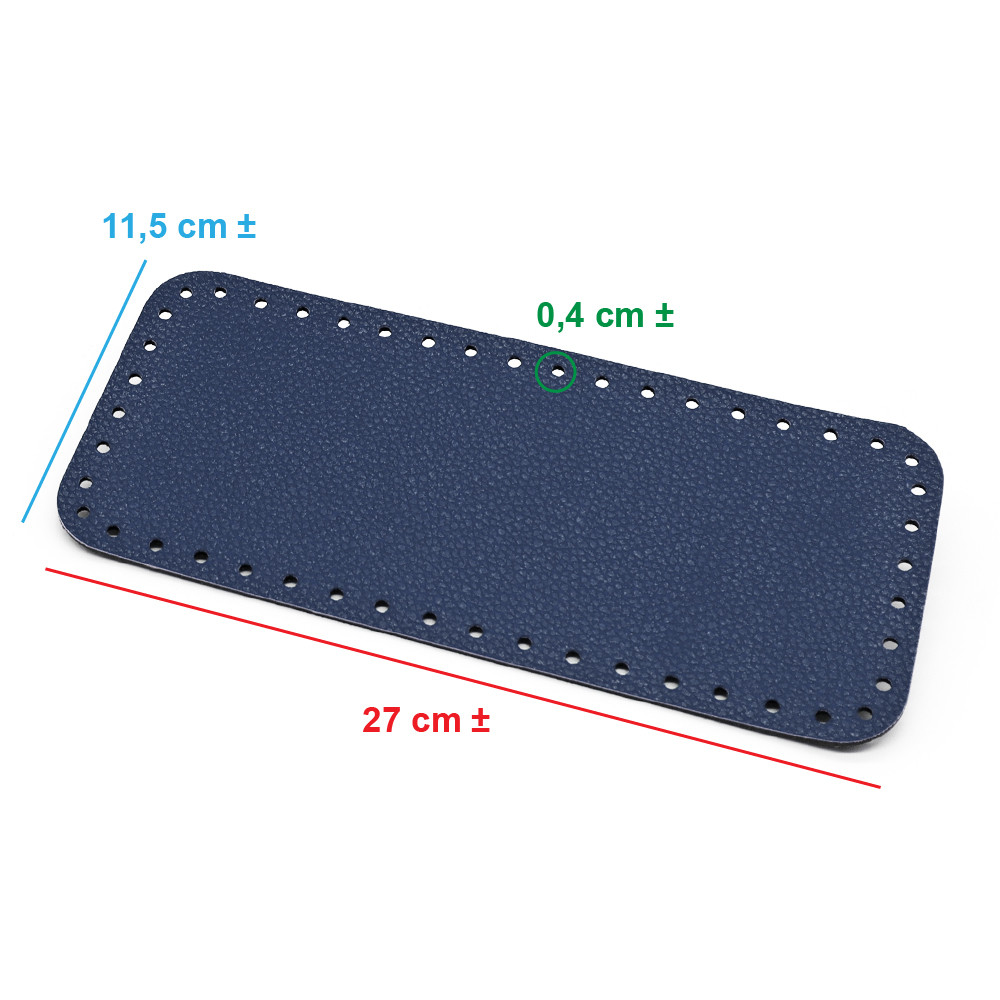 Base Bolso Square 27x11 Azul