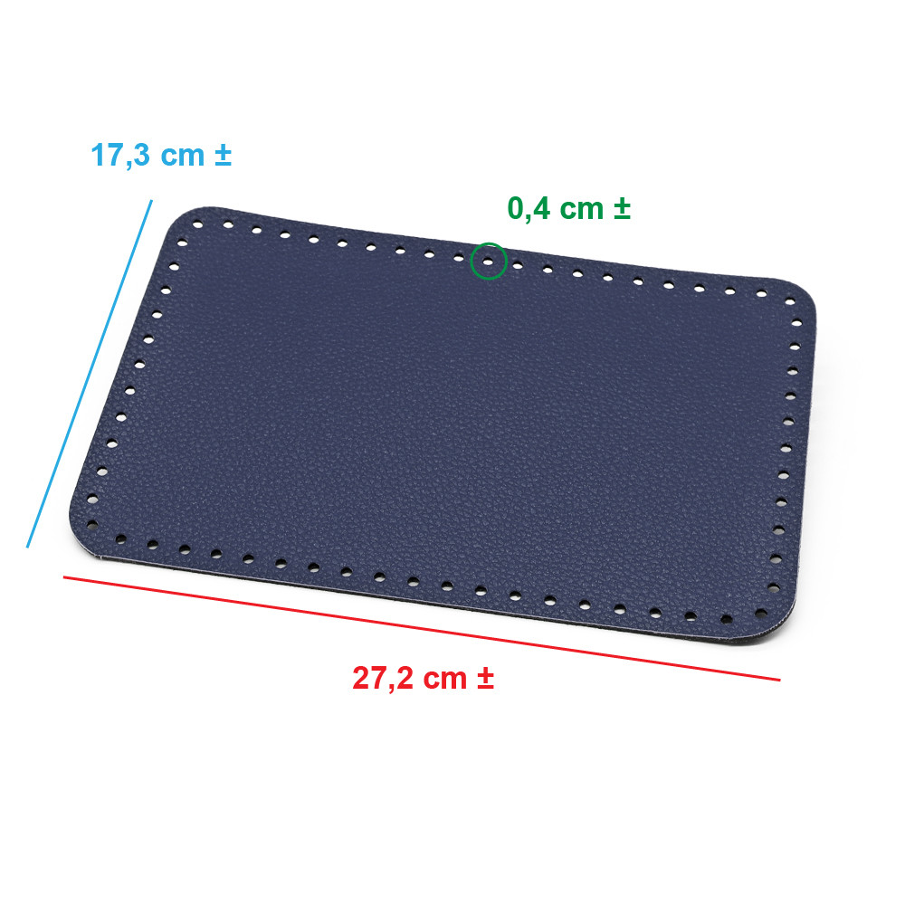 Base Bolso Square 27x17 Azul