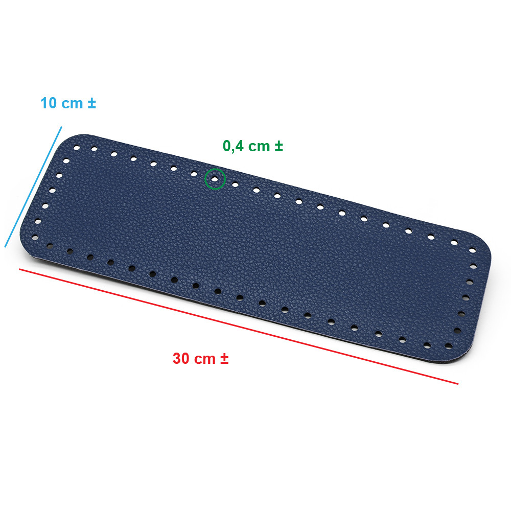 Base Bolso Square 30x10 Azul