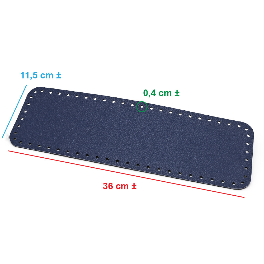 Base Bolso Square 36x11 Azul
