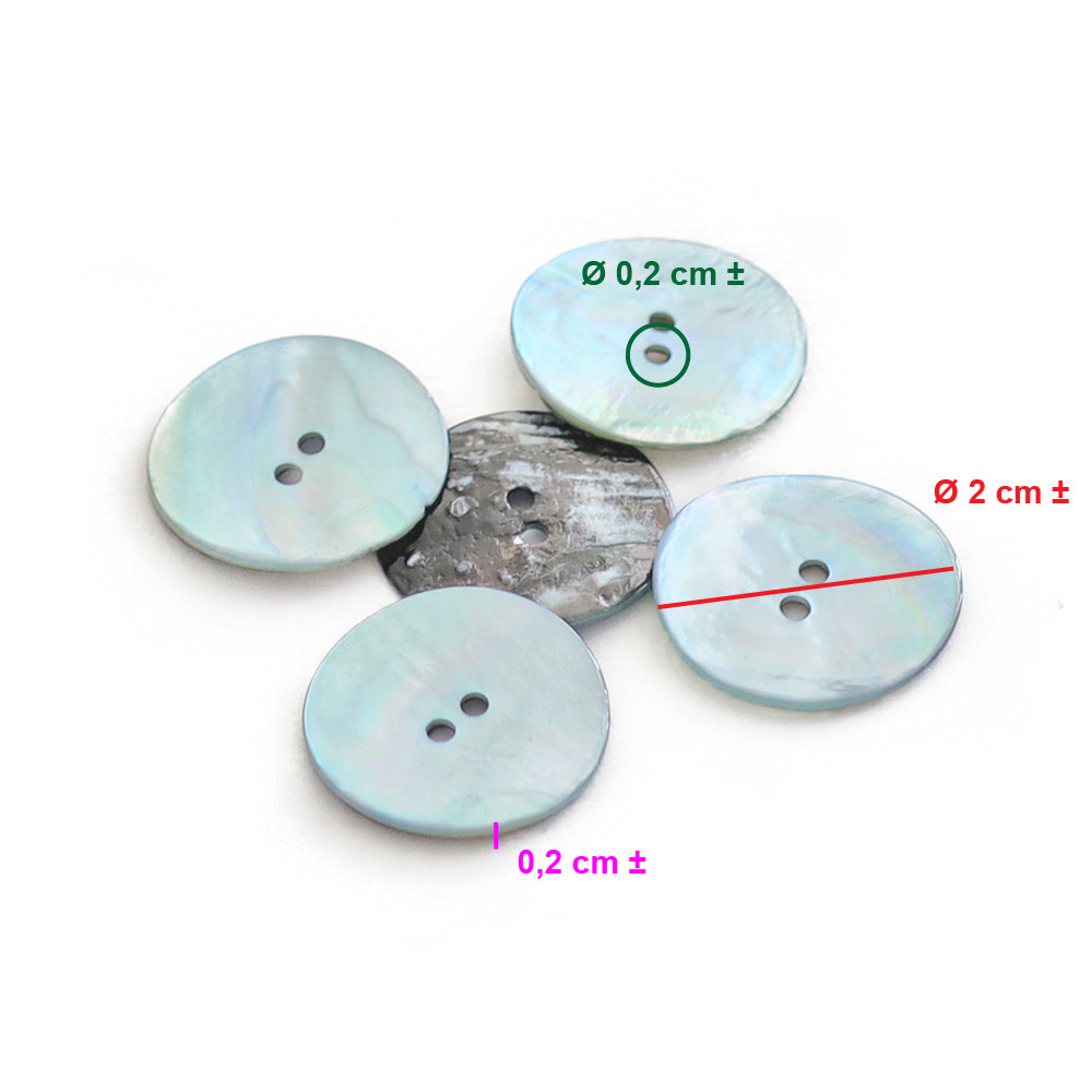 Button Akoya Sky 20mm 5pc