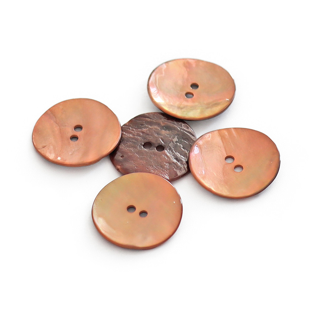 Button Akoya Copper 25mm 5pc