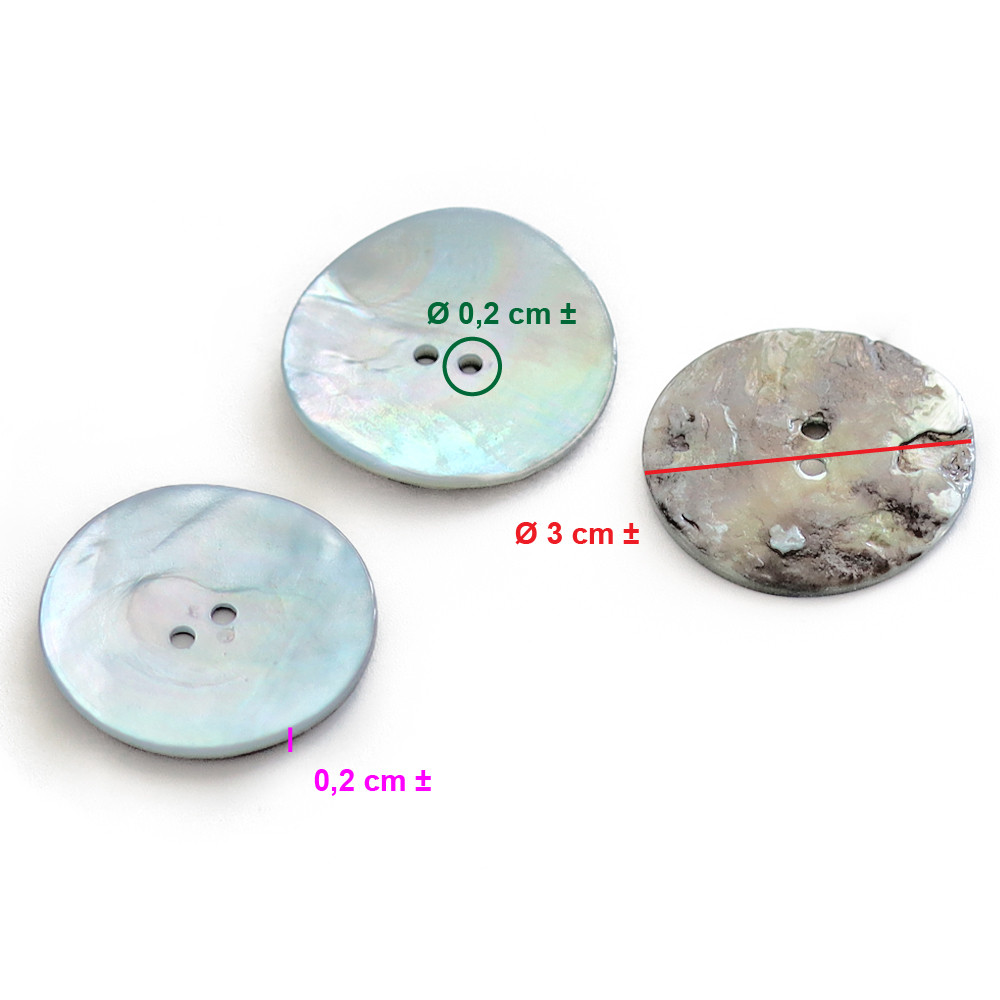 Button Akoya Sky 30mm 3pc