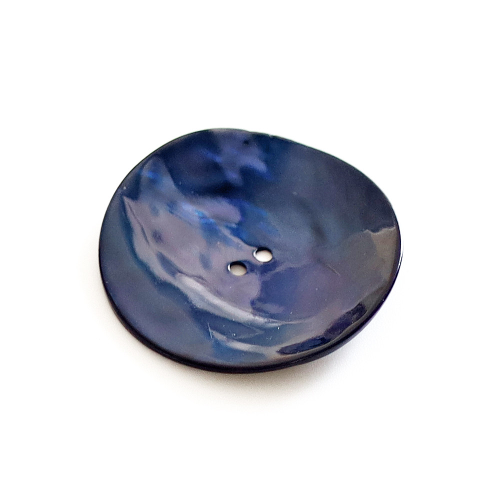 Bouton Akoya Bleu 38mm 1pz
