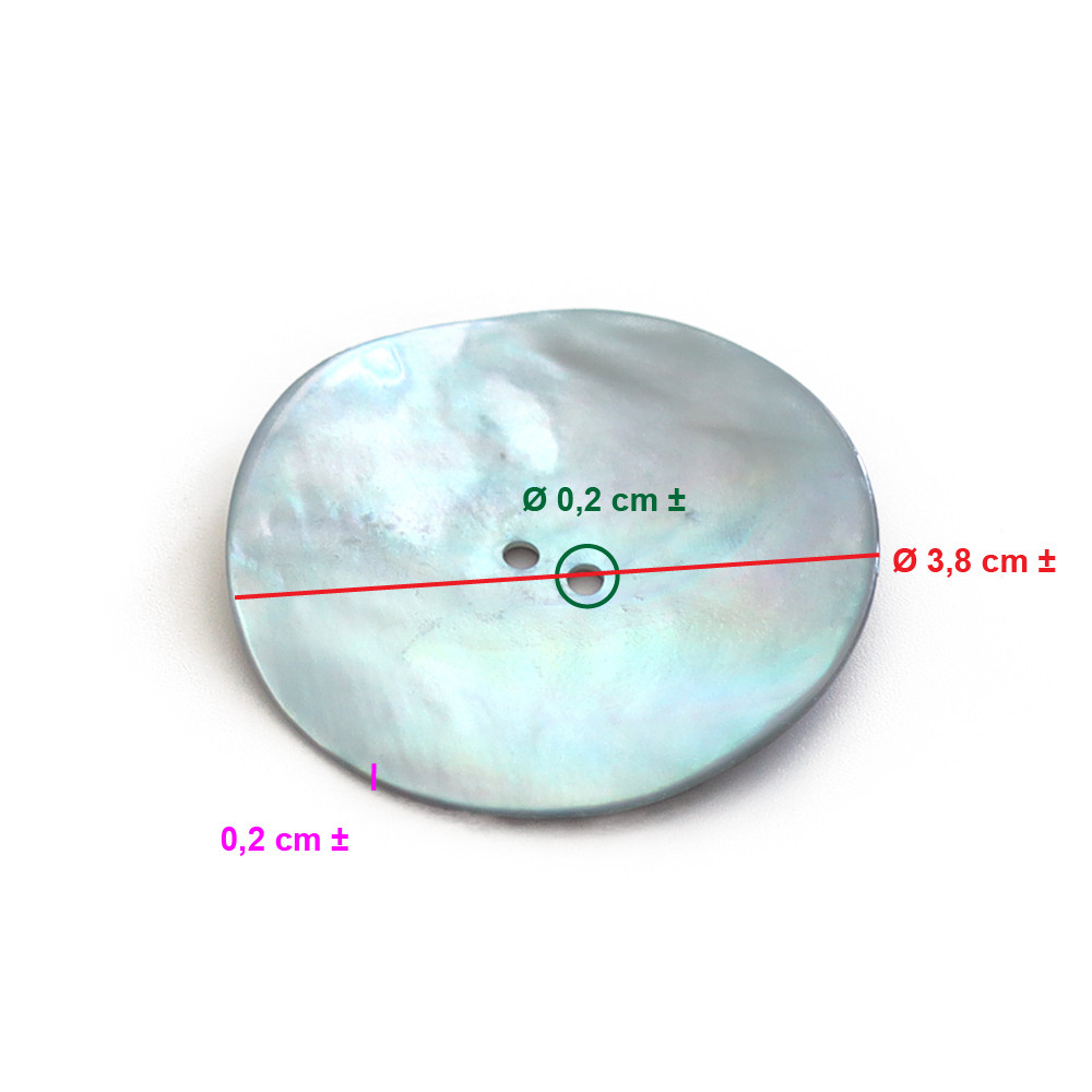 Button Akoya Sky 38mm 1pc