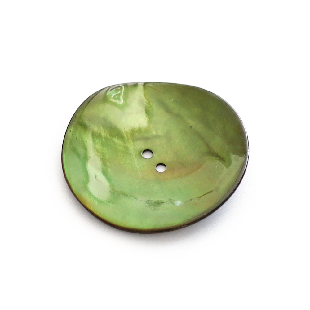 Bouton Akoya Vert Foncè 38mm 1pz