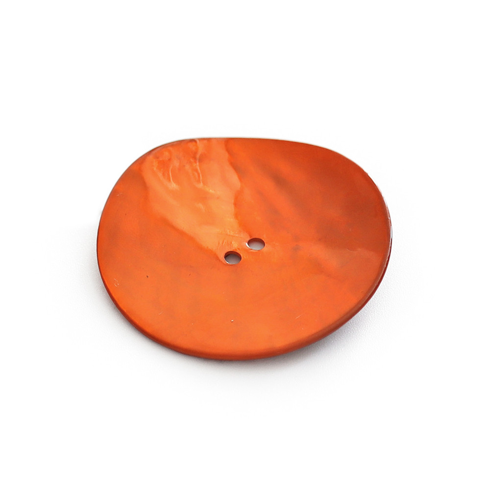Bottone Akoya Arancio 38mm 1pz