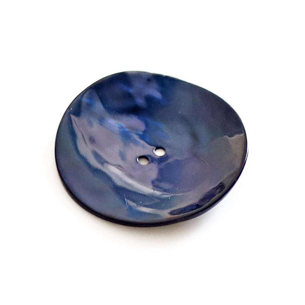 Bottone Akoya Blu 43mm 1pz