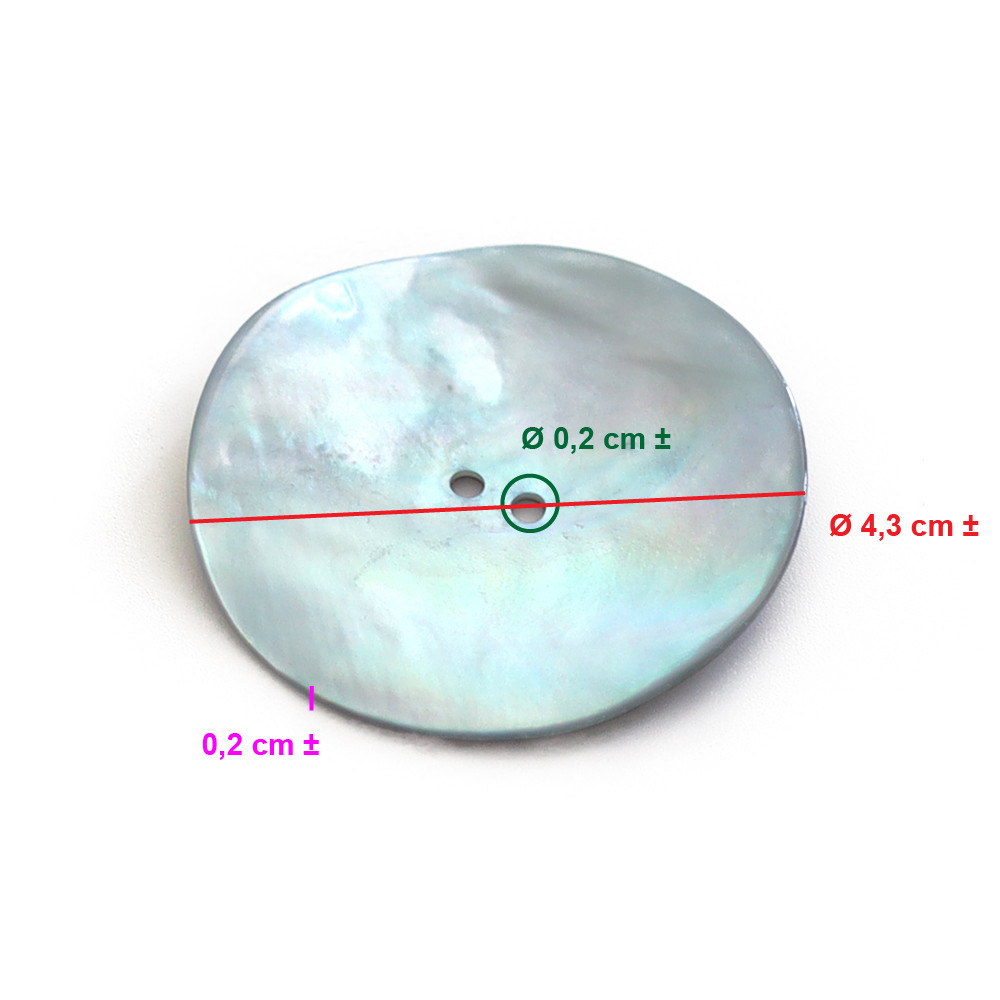 Button Akoya Sky 43mm 1pc