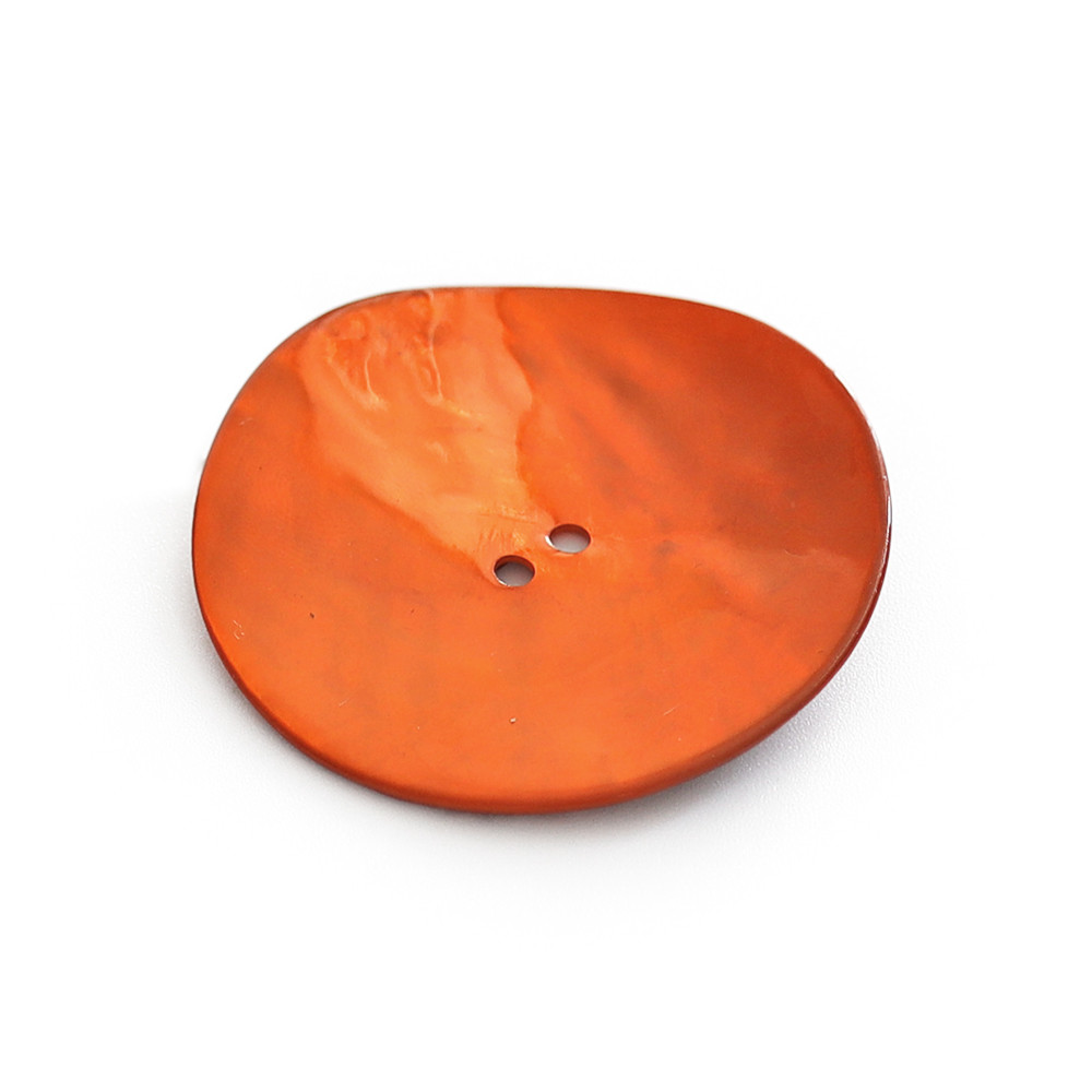 Button Akoya Orange 43mm 1pc