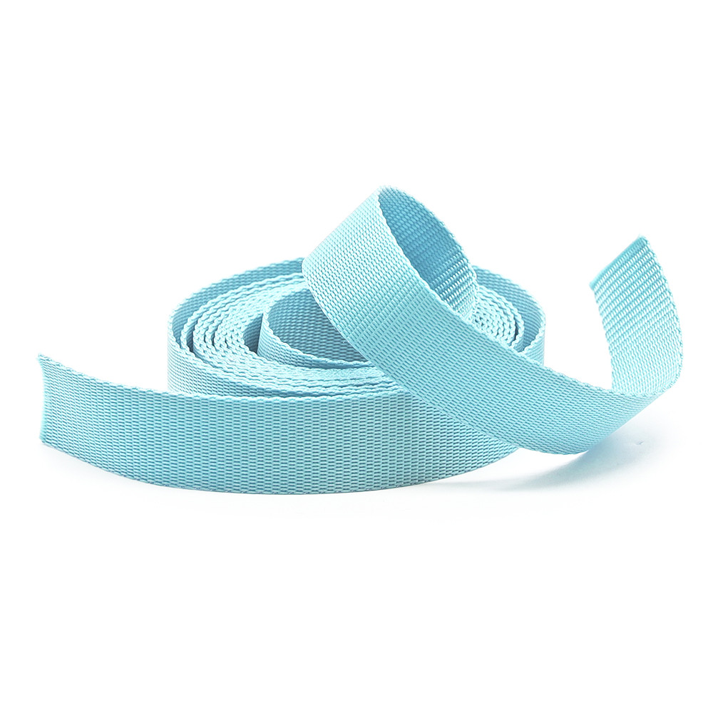 Cinghia per tracolle 3cm Celeste 3mt