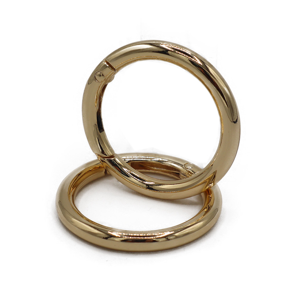 Moschettoni Anello Oro mm30 2pz