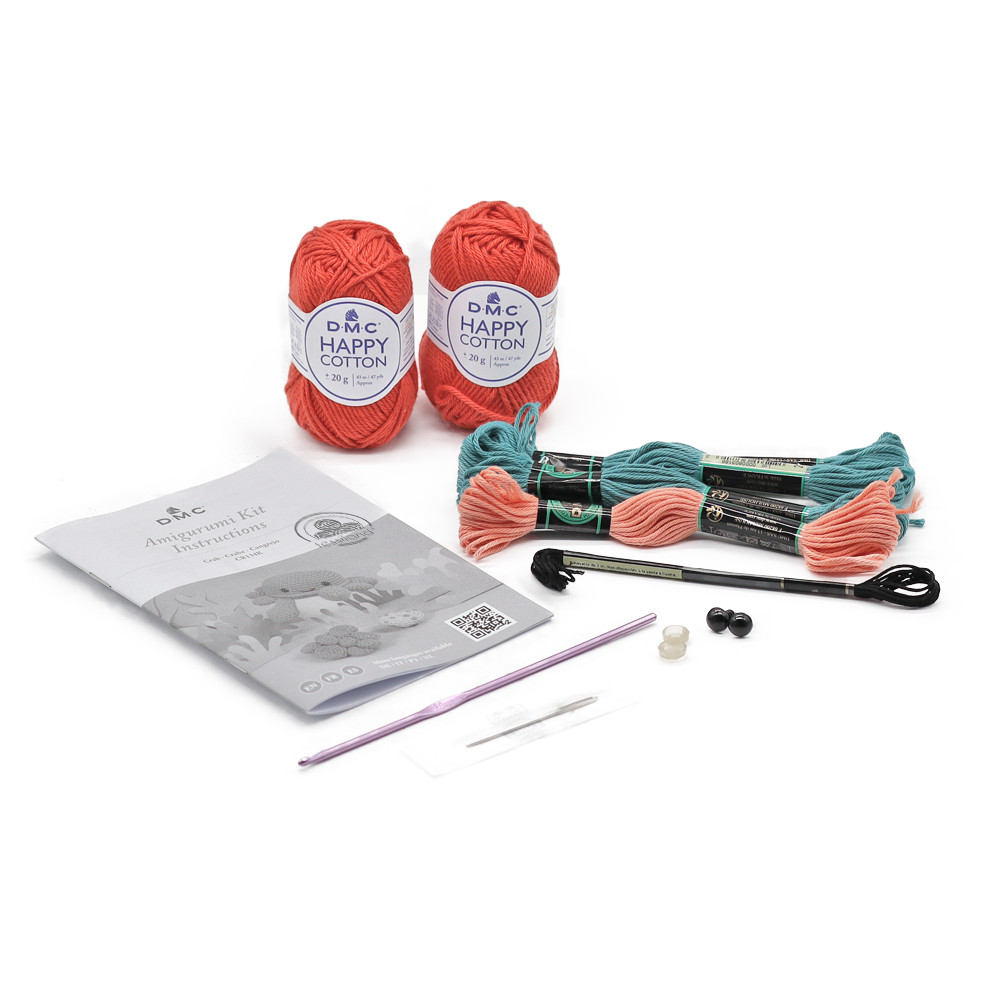 Kit Amigurumi DMC Crabe