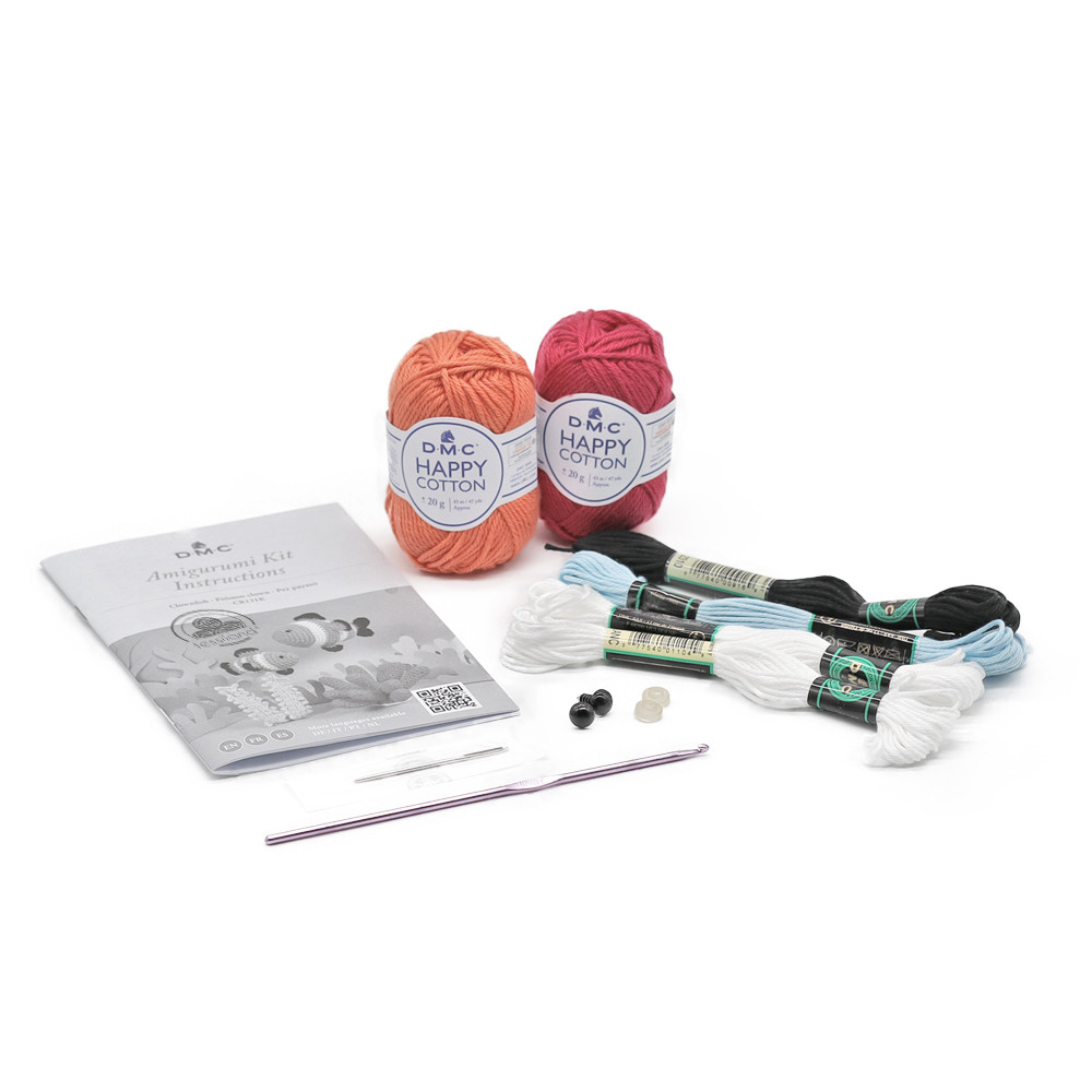 Kit Amigurumi DMC Pez Payaso