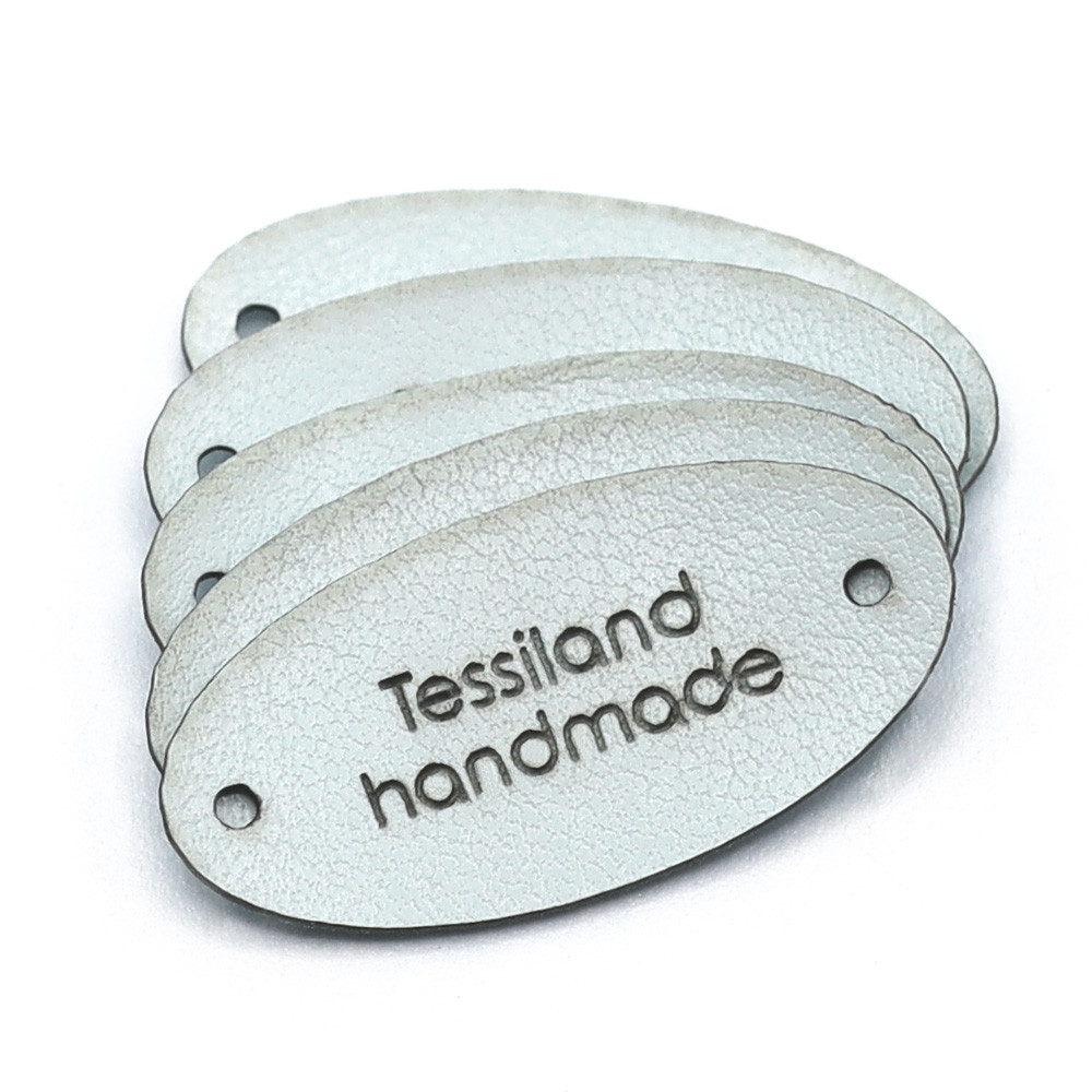 Targhette Personalizzabili Ovale conf. 5 pz  Eco Tiffany