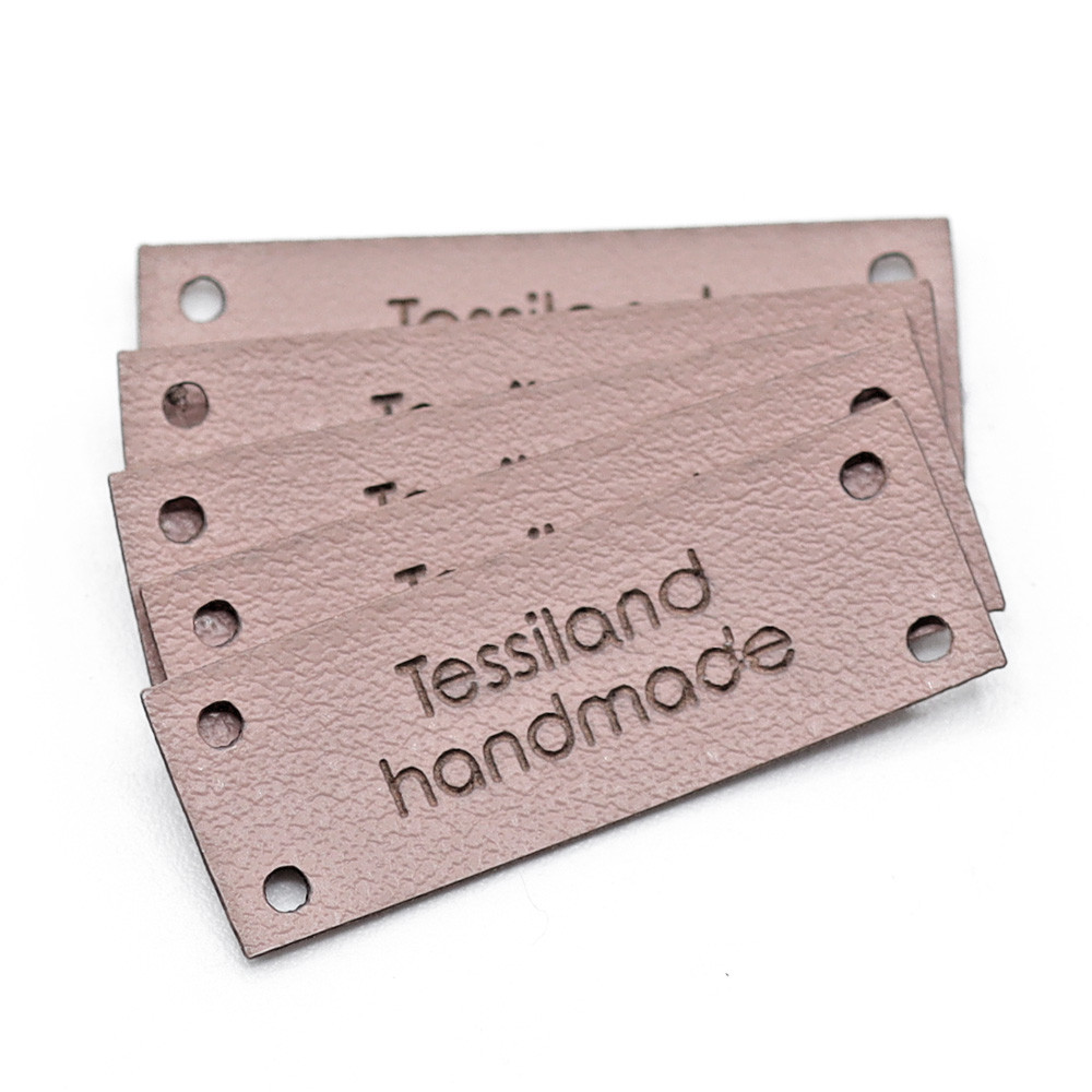Targhette Personalizzabili Rettangolo conf. 5pz Eco Cipria