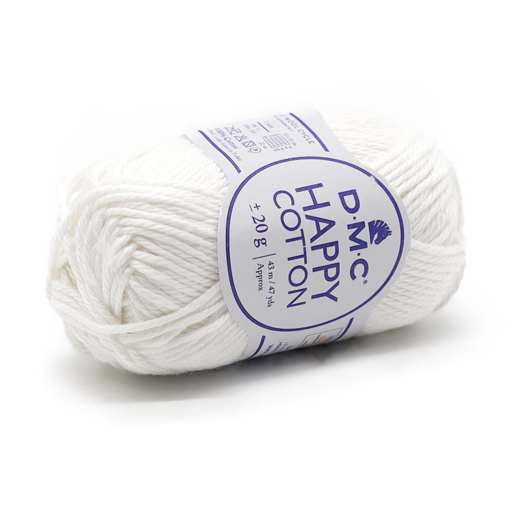 Happy Cotton DMC 762 Blanco