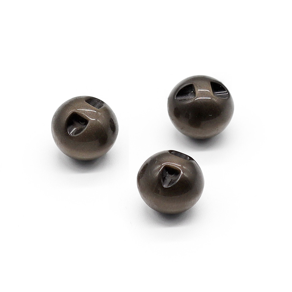 Buttons Iride Sphere 15 mm Brown 3 pc