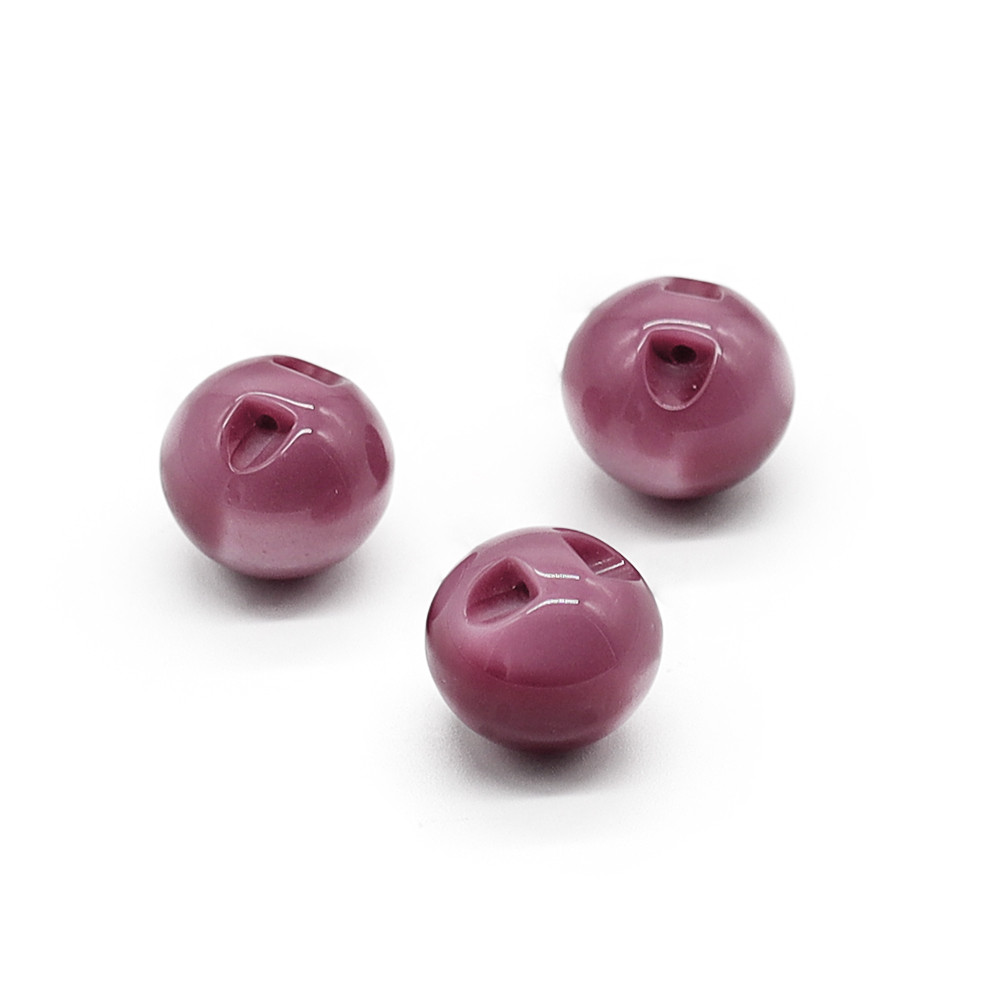 Buttons Iride Sphere 15 mm Old Pink 3 pc